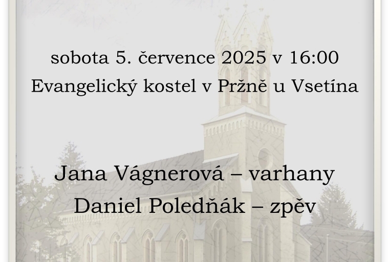 Koncert v prženském kostele -- ZRUŠENO