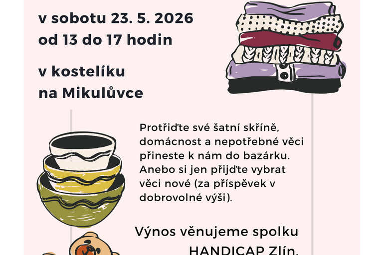 Dobročinný bazárek na Mikulůvce